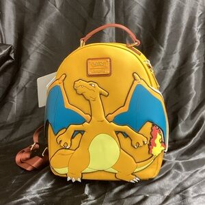Loungefly Pokémon Charizard Backpack in Orange and Blue